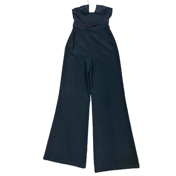 Jonathan Simkhai Sz 4 Jumpsuit Black Classic Preppy Minimalist Designer Wedding - Picture 5 of 10